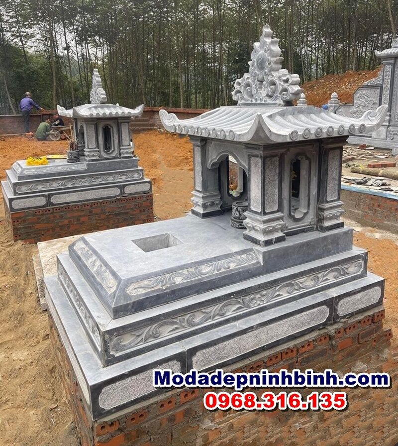 mo-da-tam-cap-dep mộ đá tam 3 cấp đẹp