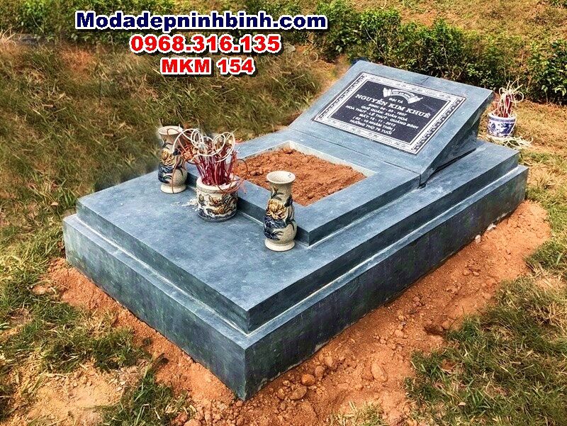 mo-da-don-gian-dep-cai-tang-mkm-154 mẫu mộ đá đơn giản đẹp cải táng