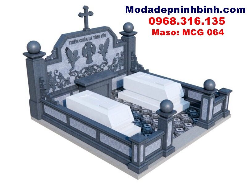 mo-da-doi-cong-giao-dep Mộ đá đôi công giáo đẹp
