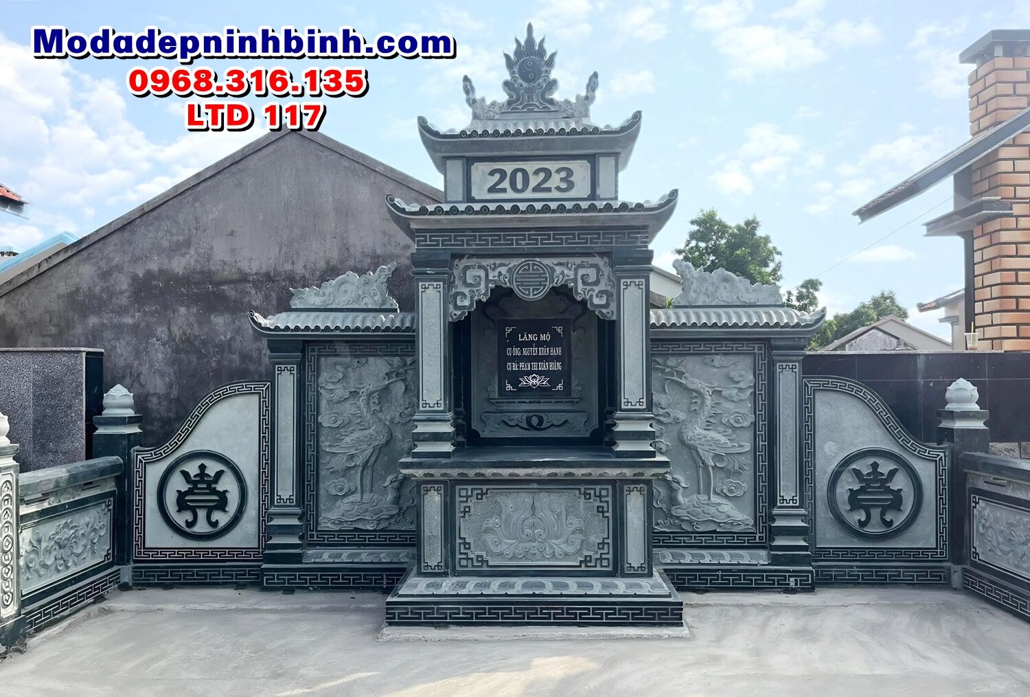 kich-thuoc-lang-tho-da-chung-ltd-117 kích thước lăng thờ đá chung LTD 117