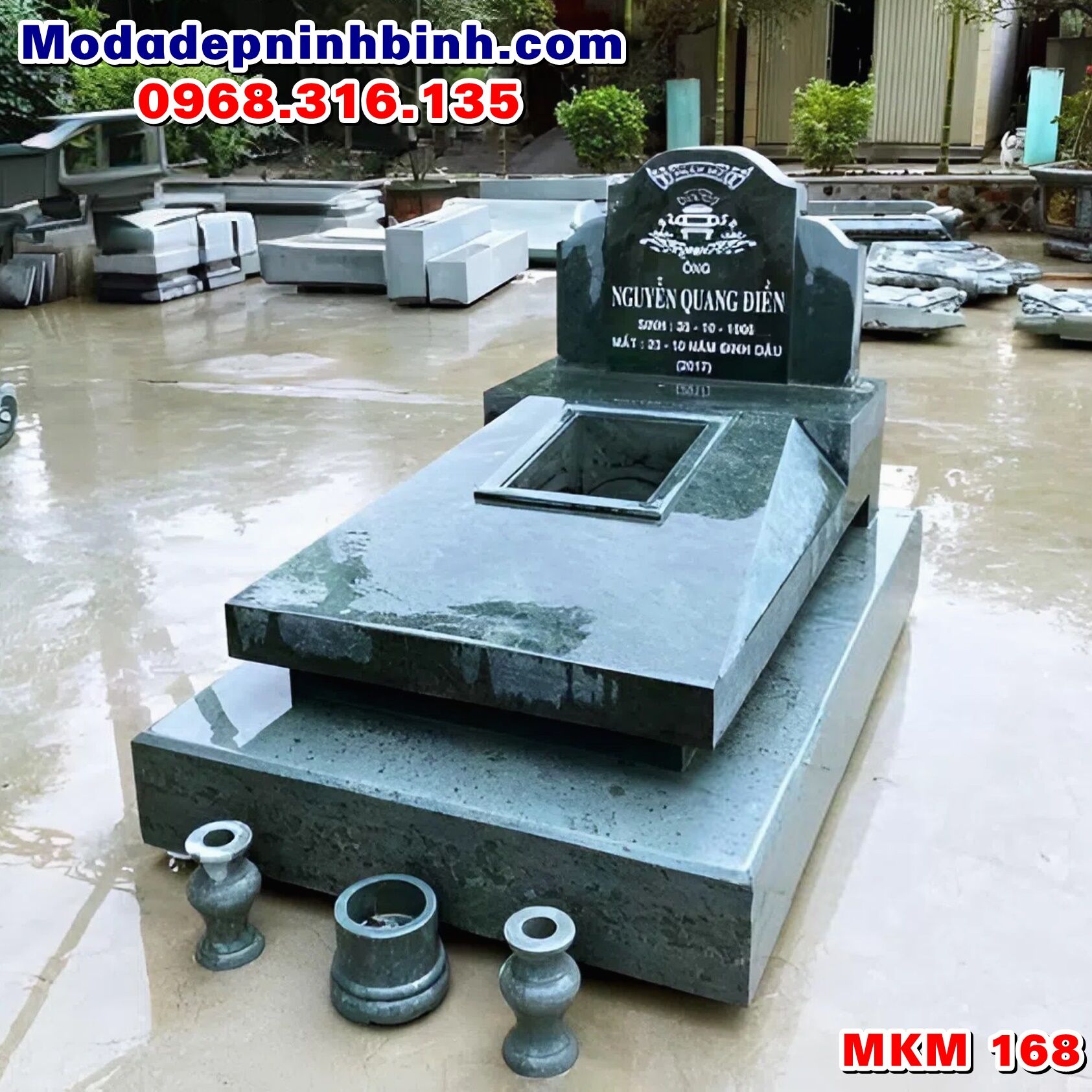 mau-mo-da-dep-hien-dai-mkm-168 Mẫu mộ đá đẹp hiện đại MKM 168