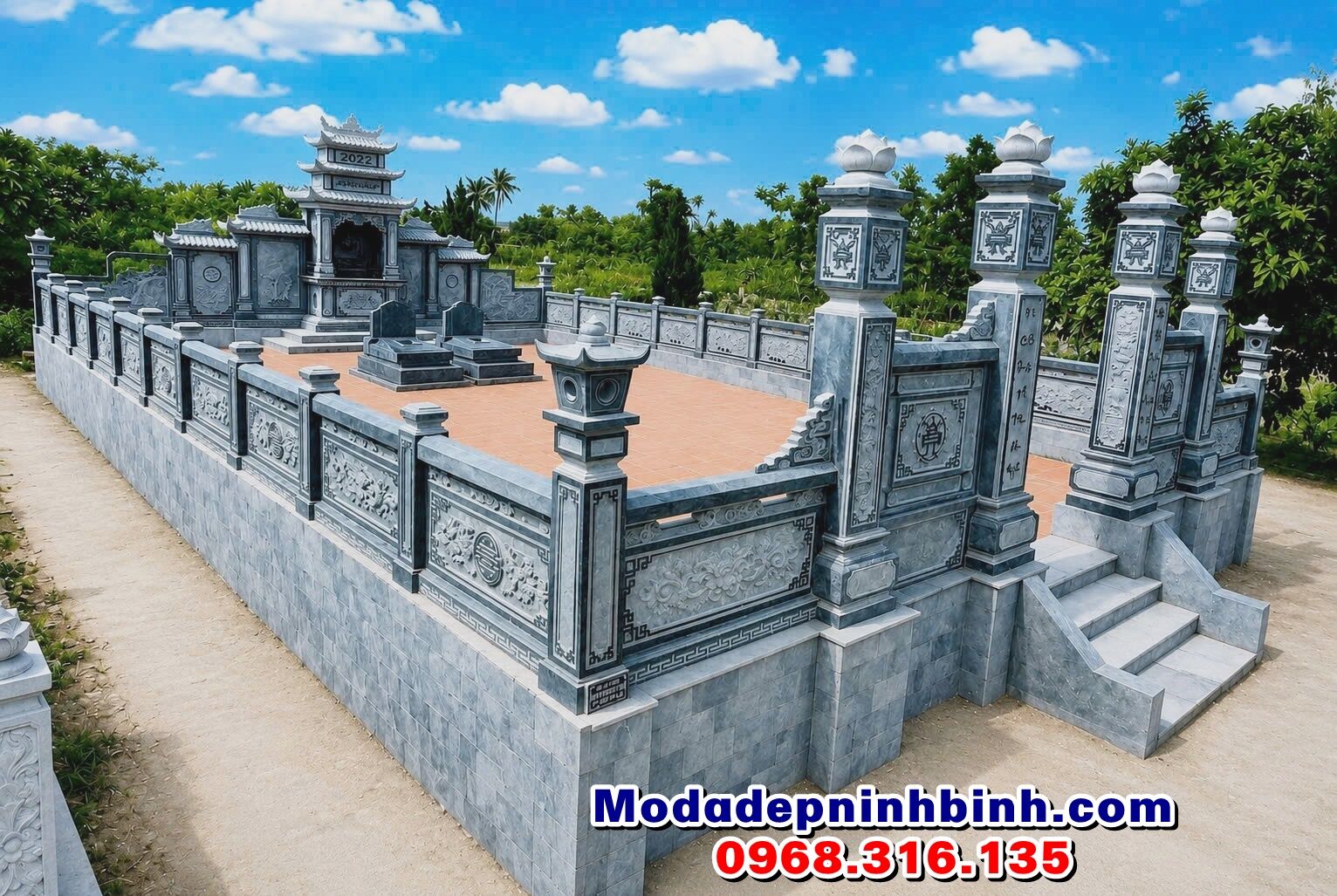 khu-lang-mo-da-xanh-reu-nguyen-khoi khu lăng mộ đá xanh rêu nguyên khối